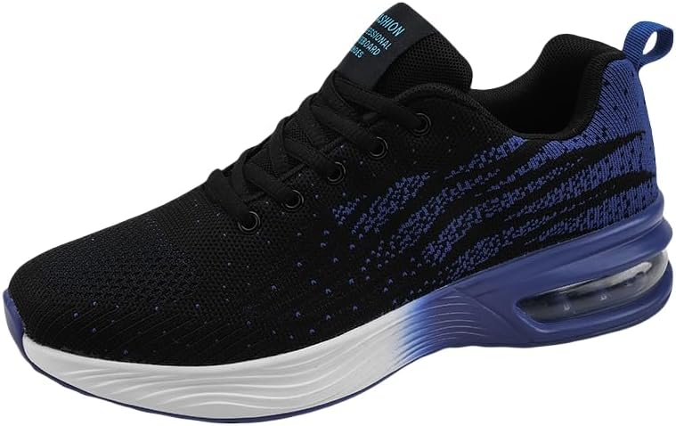 

Мужские дышащие кроссовки для бега - модные спортивные кроссовки с комфортной подошвой EVA и верхом из сетки для фитнеса в любое время года Hoalox, синий