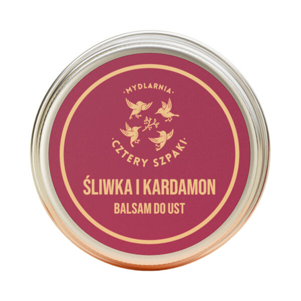 

Бальзам для губ, 15 мл Mydlarnia Cztery Szpaki Śliwka&Kardamon