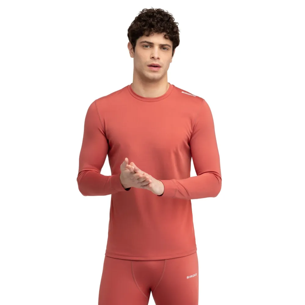 

Базовый слой Siroko Talus long sleeve, красный