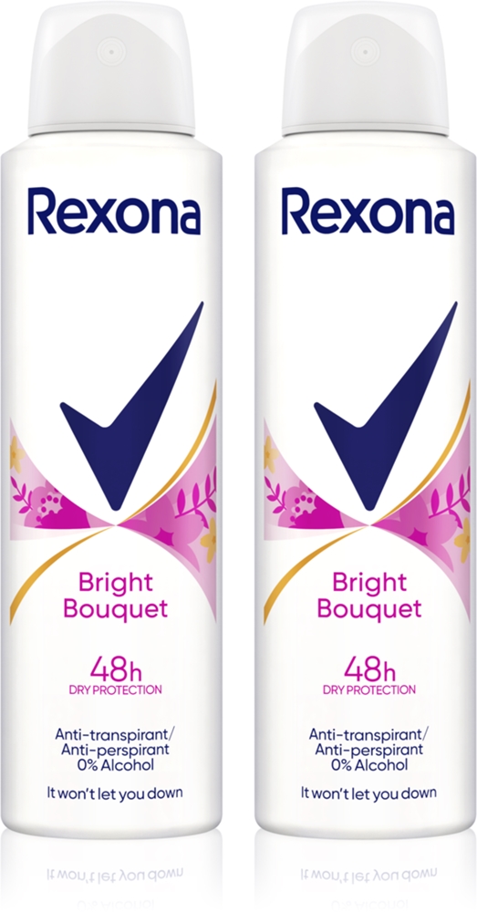 

Дезодорант-Спрей «Яркий букет» Rexona, 2× 150 мл