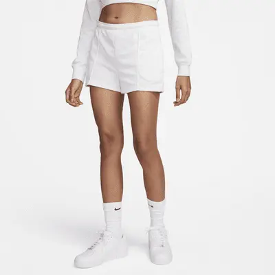 

Шорты Nike Sportswear Chill Terry, цвет Birch Heather/Light Orewood Brown