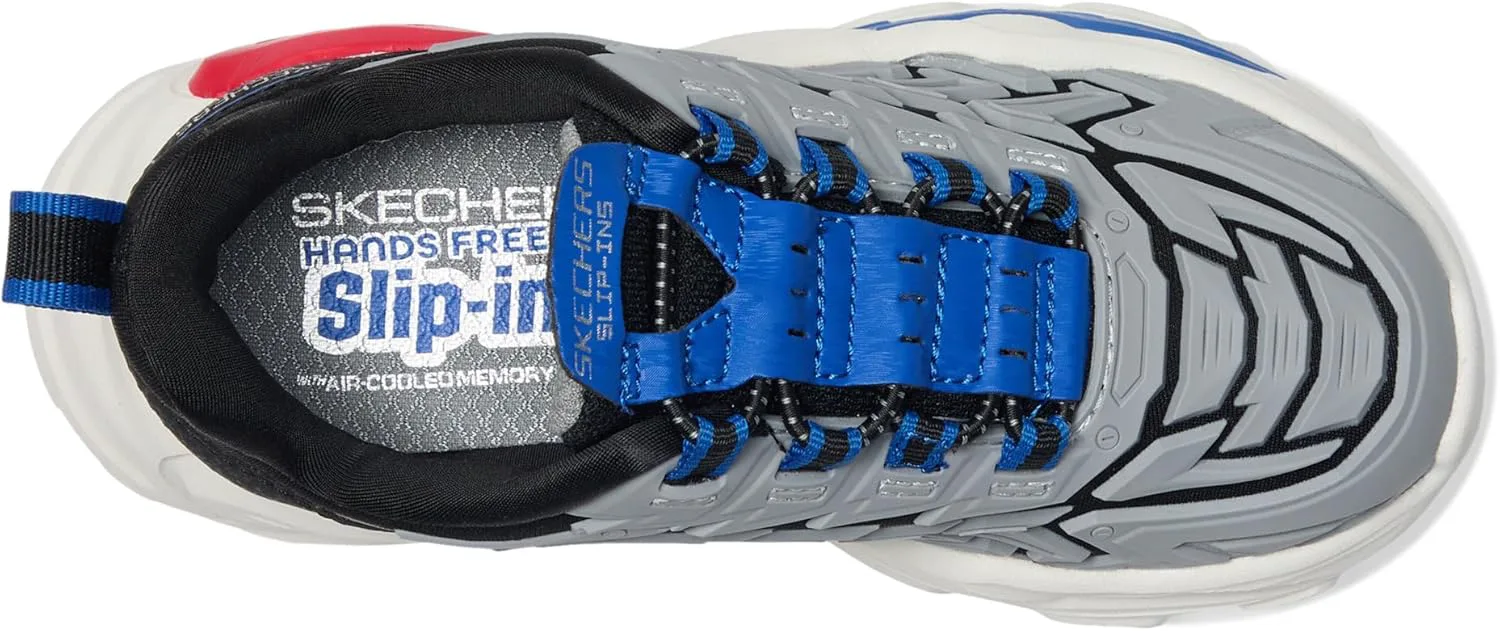 Детские кроссовки Skechers Skech-Bots 2.0, серый/черный — фото 2