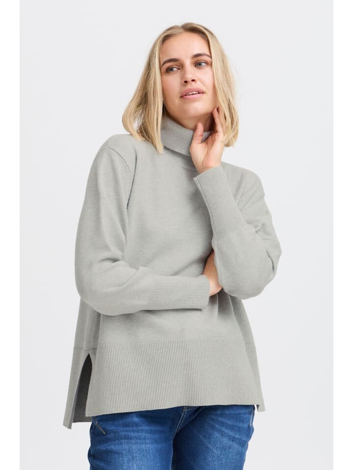

Пуловер PULZ Jeans Strick, серый