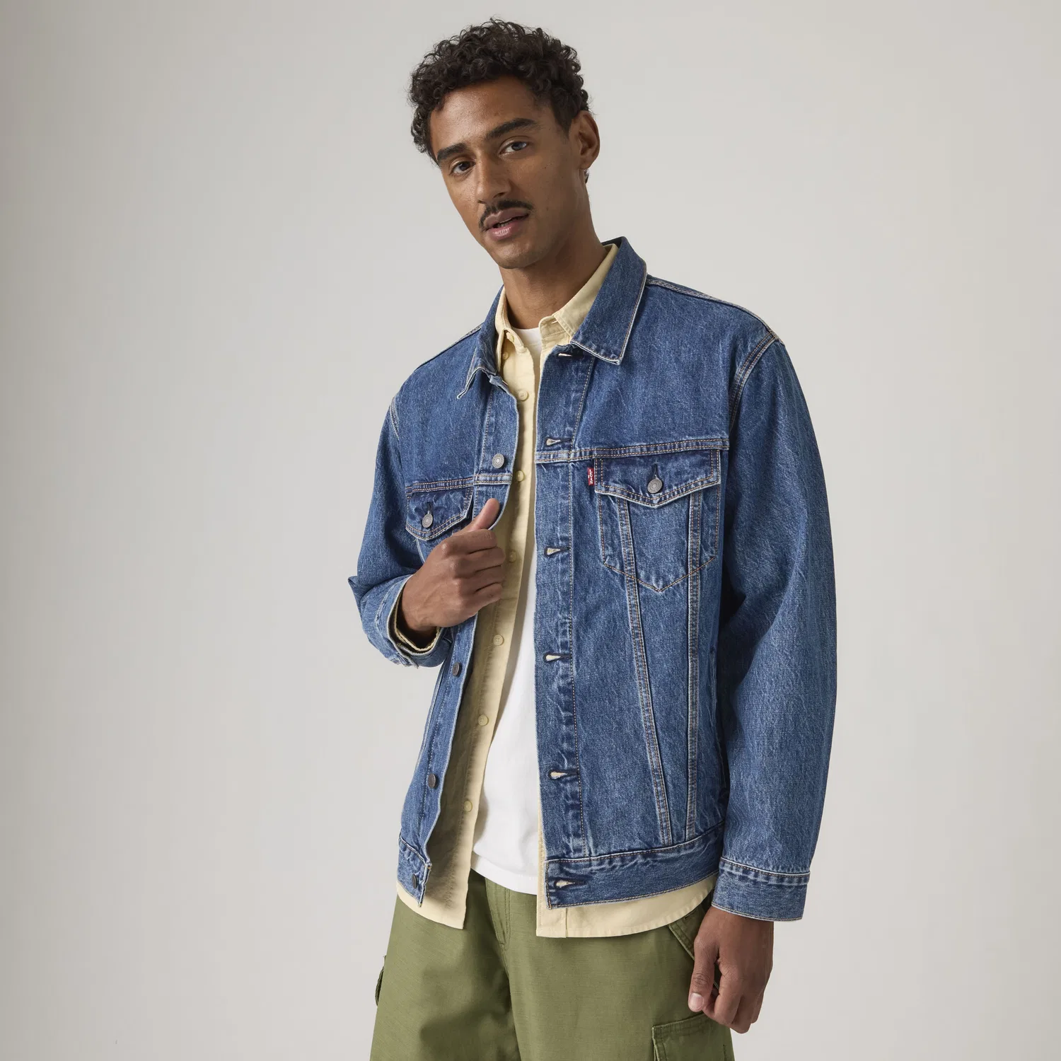 Куртка-тракер свободного кроя Levi's, Dark Wash