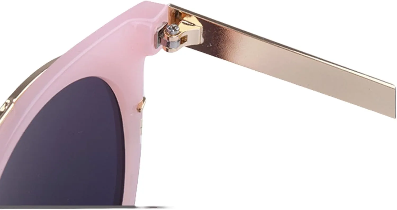 

Модные солнцезащитные очки для мужчин и женщин, круглая оправа, классические очки для вождения, солнцезащитные очки с защитой от УФ-излучения UV400 TKKTLLT, 1849-pink