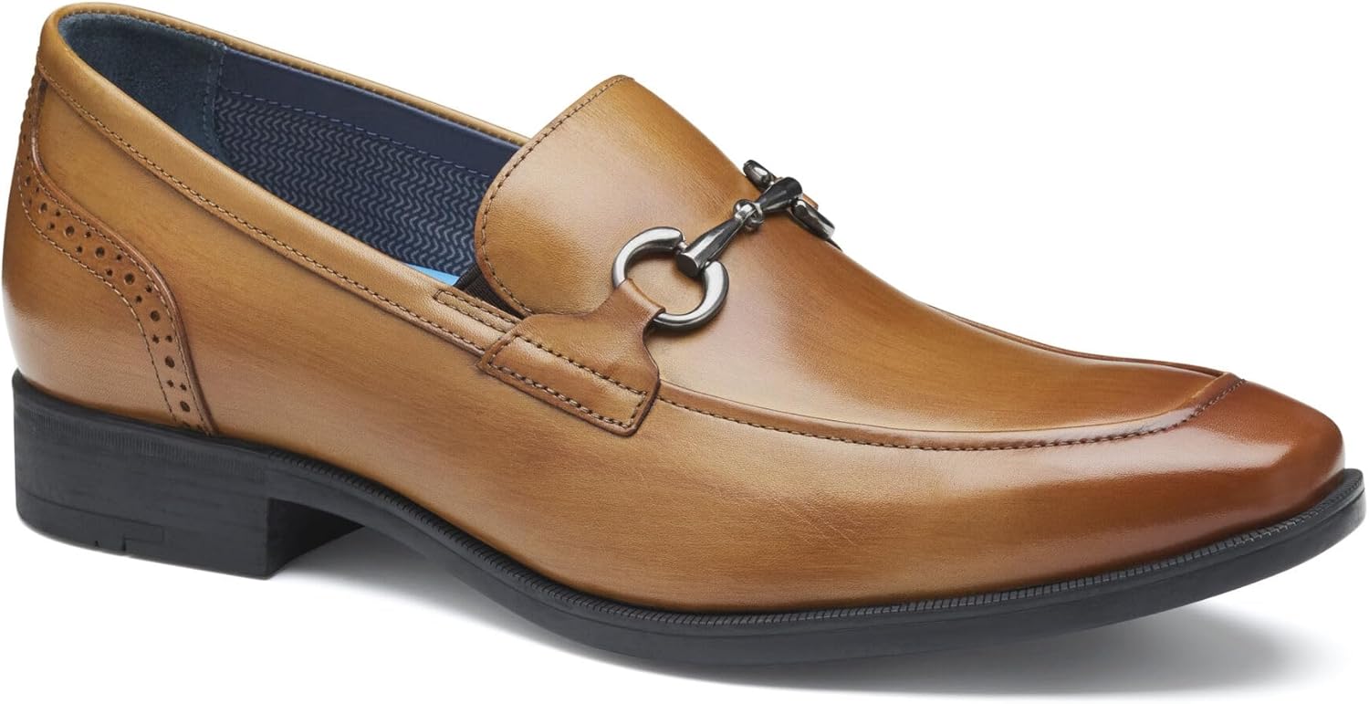 

Мужские туфли Johnston Murphy Gibbons Bit Slip On Johnston & Murphy, Tan Hand-stained Full Grain