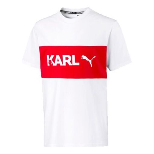 

Футболка fendi crossover round neck short sleeve white Puma, белый