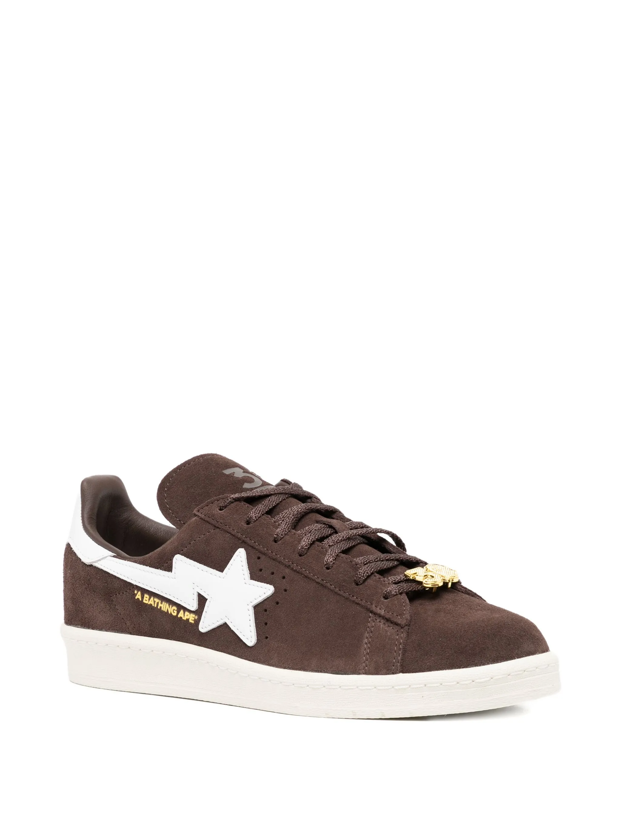 Кроссовки Stan Smith из коллаборации с Adidas A Bathing Ape, коричневый — фото 2