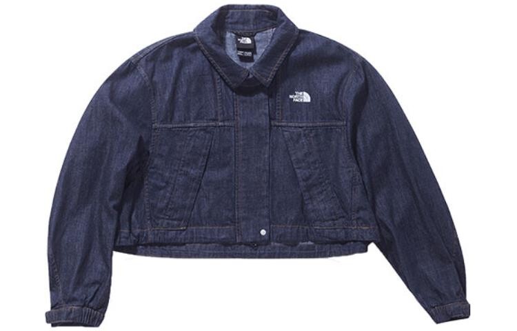 

Джинсовая куртка женская темно-синяя The North Face