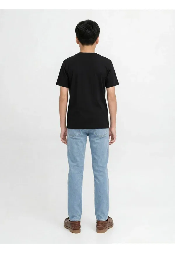 Джинсы Regular Fit Jrebnoah Jjcraft At 761 Noos Jnr Regular Fit Jeans Straight Leg Jeans Jj Rebel, синий деним — фото 3