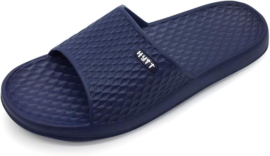 

Мужские шлепанцы для душа Hasina, нескользящие домашние тапочки для ванной и пляжа, темно-синий