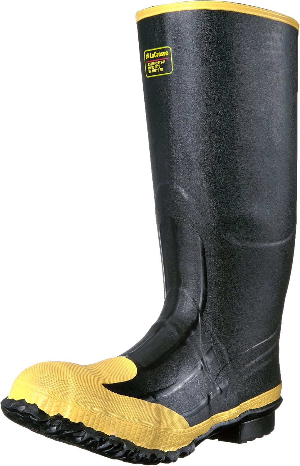 

Мужские резиновые сапоги LaCrosse Meta 16 с стальным носком, выполненные из высококачественного натурального каучука, с рифленой подошвой Trac-Lite и стелькой из EVA, черный