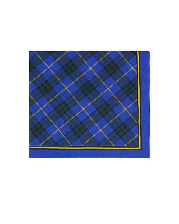 

Хлопковый шарф в клетку Burberry, мультиколор