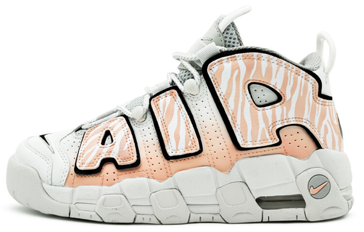 

Кроссовки Nike Air More Uptempo Vintage Basketball Shoes Women's Mid-top Orange, цвет Orange