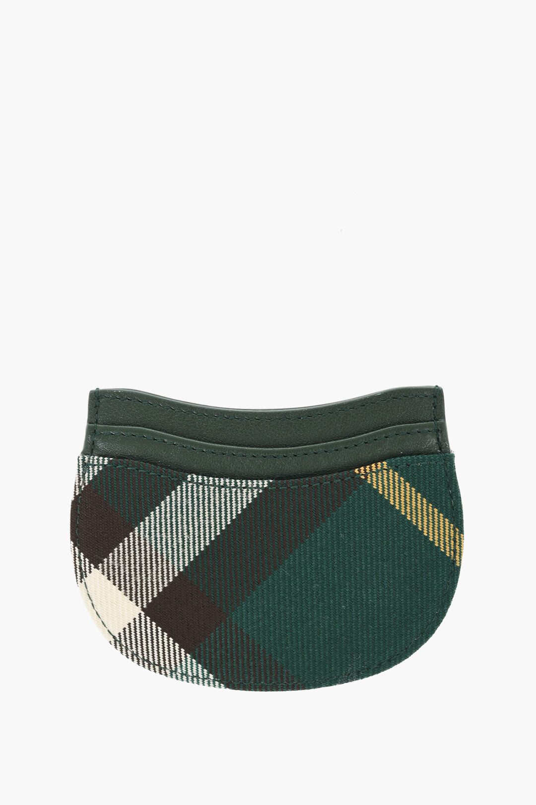 

Визитница Burberry из кожи и ткани в виде лошади-качалки, зеленый
