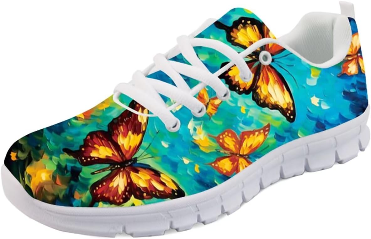 

Кроссовки Forchrinse Shining Galaxy синие, легкие для бега, с нескользящей подошвой и мягкие для ходьбы, повседневные спортивные обувь