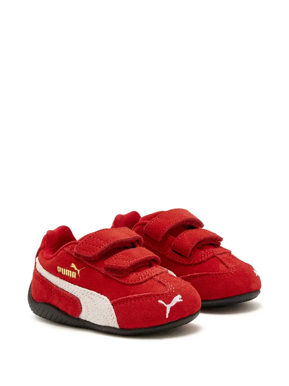 Кроссовки с ремешком на липучке Puma Kids, красный