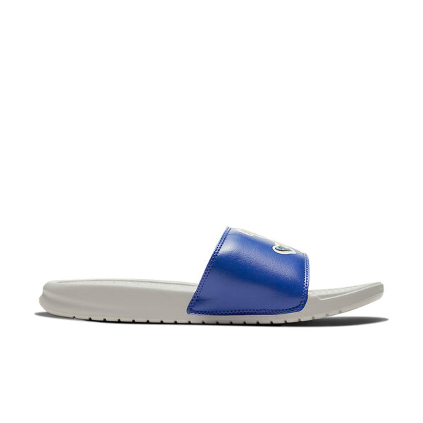 Тапочки benassi jdi print slide 'hiker cartoon - light bone' Nike, белый — фото 2