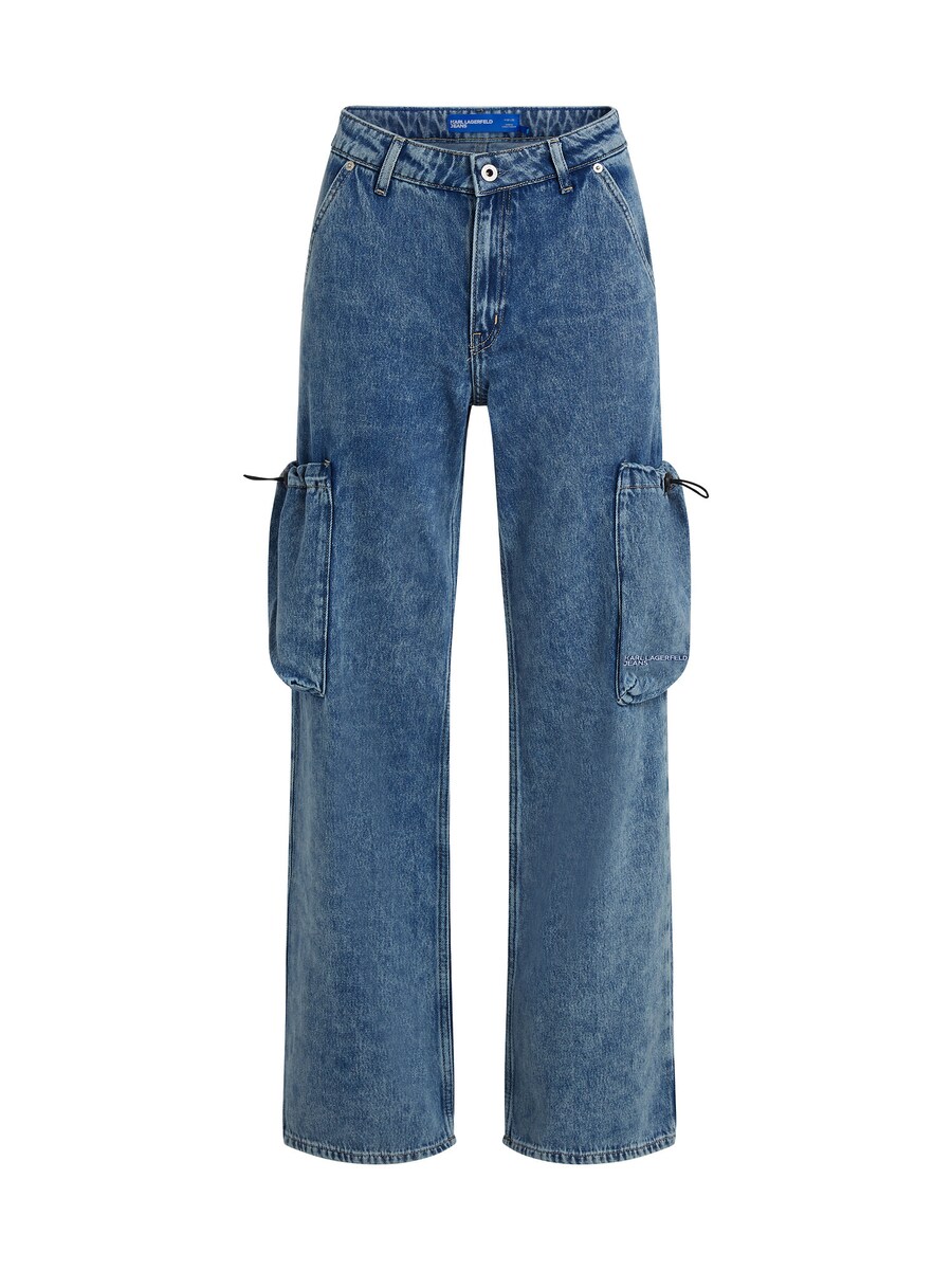 

Джинсы-карго свободного кроя KARL LAGERFELD JEANS, темно-синий