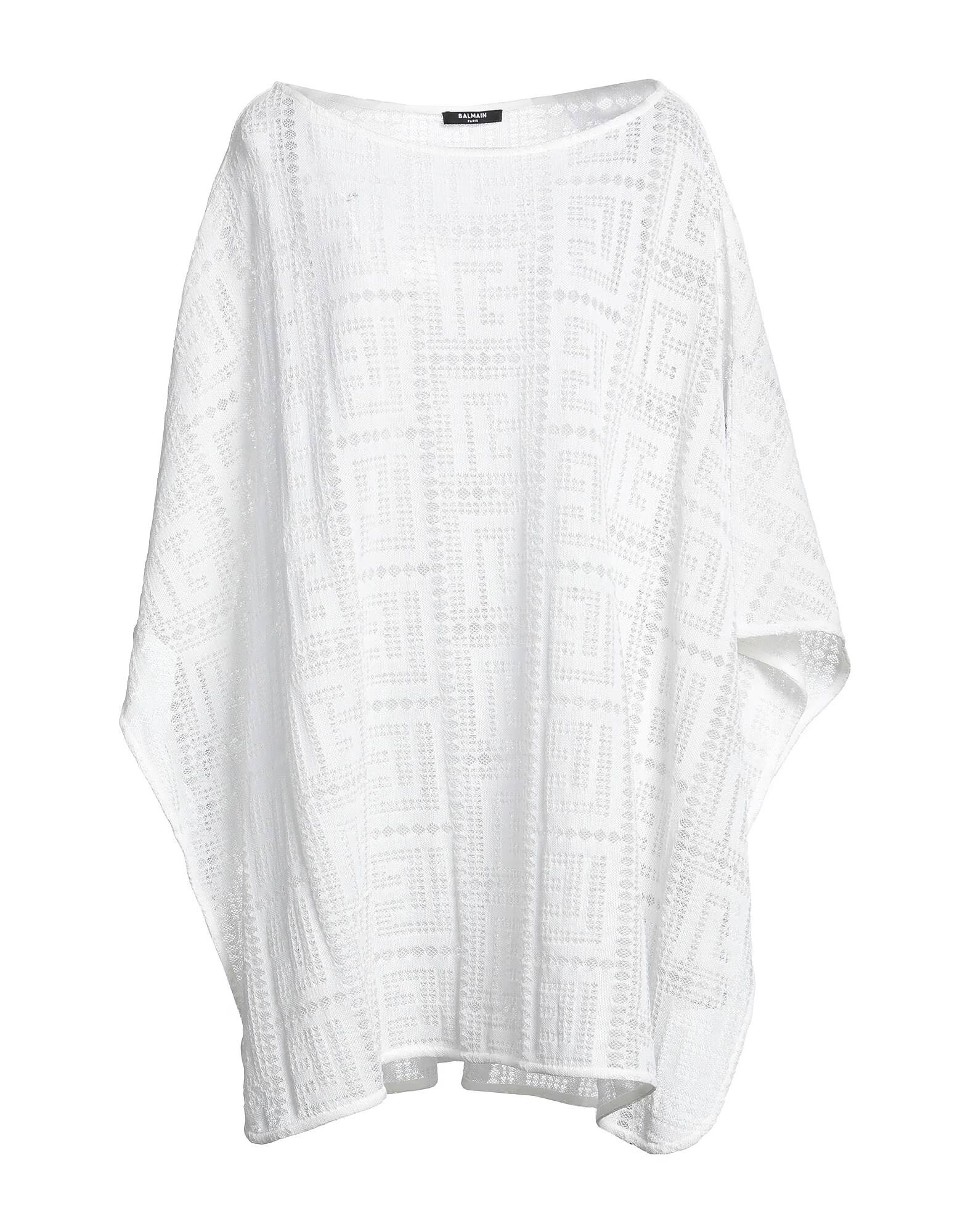 

Пончо Balmain, белый