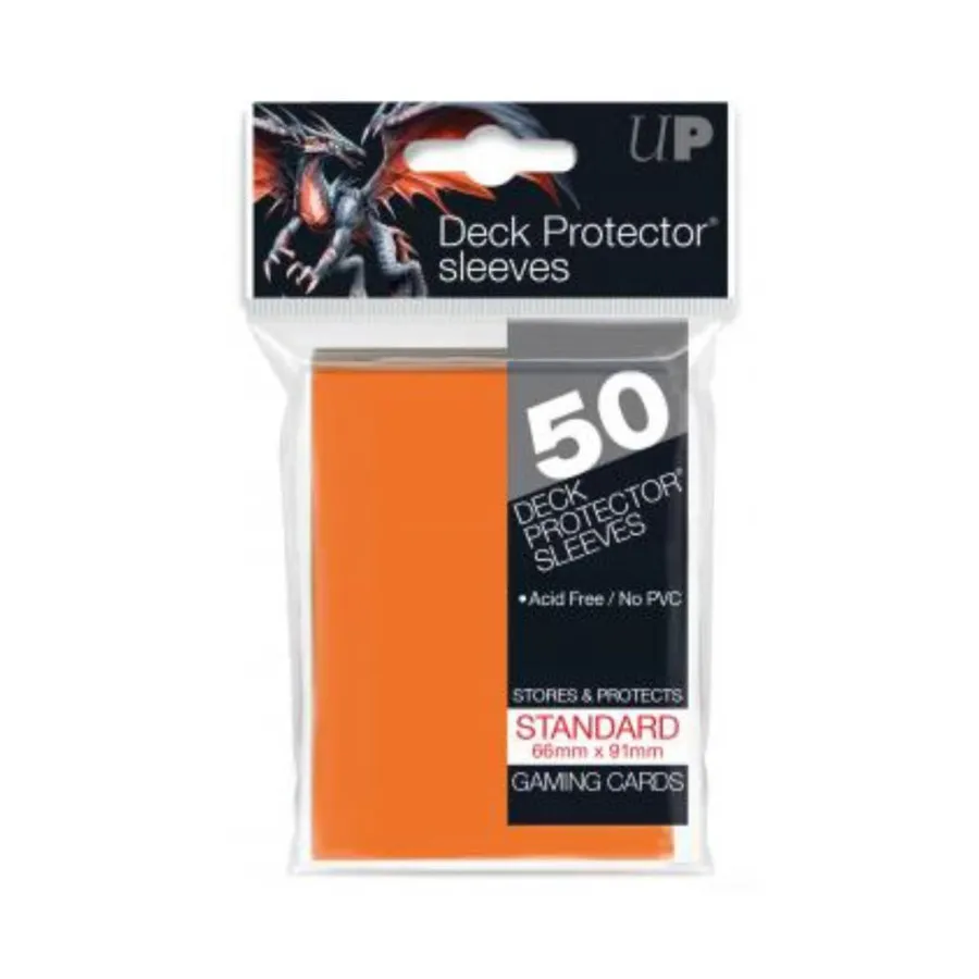 

Сплошной оранжевый (50), Card Sleeves - Standard - Red & Orange (Ultra Pro)