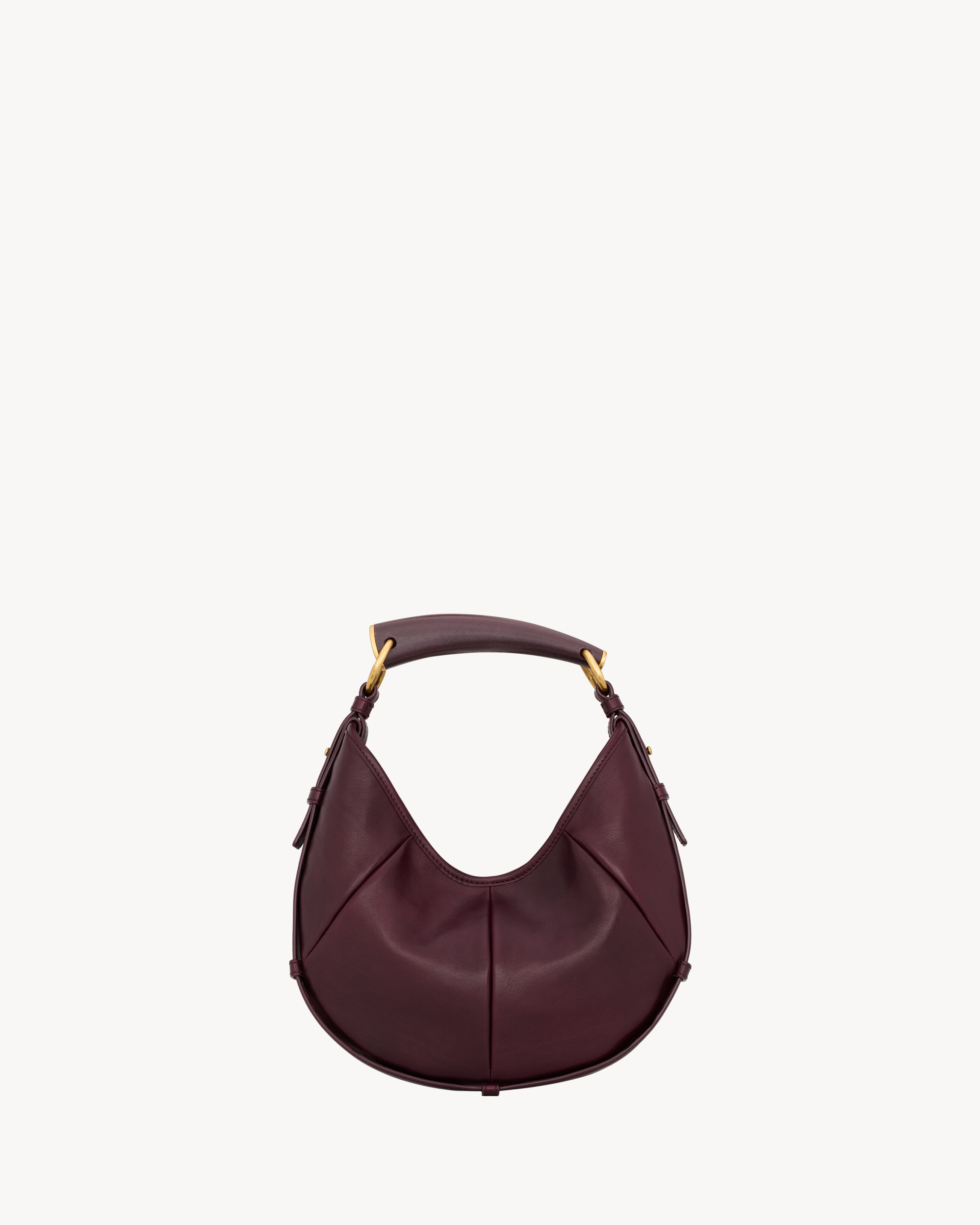 MOMBASA small в коже SAINT LAURENT, бордовый