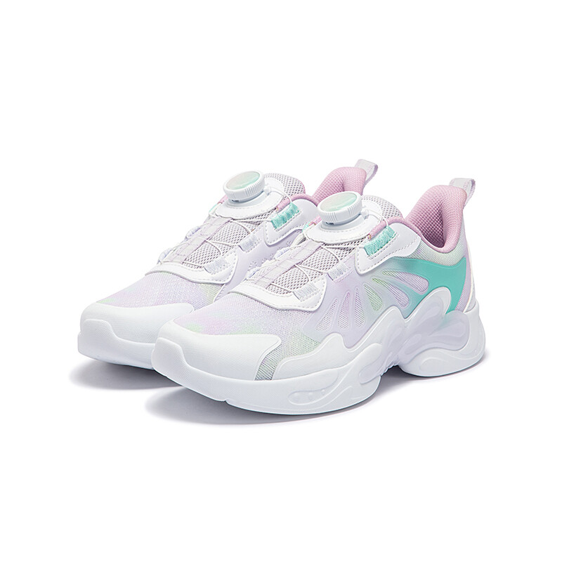 Кроссовки XTEP Kids Lifestyle Shoes GS Low-top New White/lilac, белый — фото 2