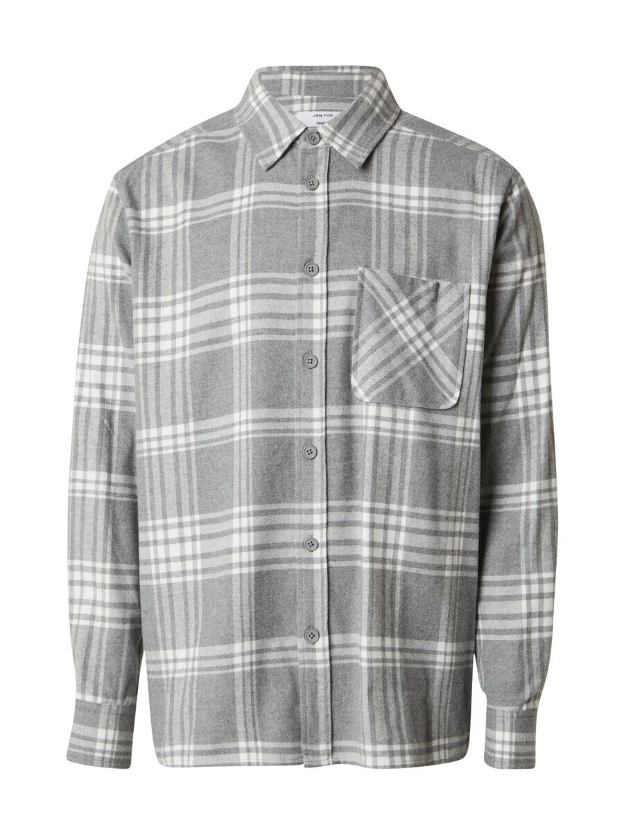 

Клетчатая рубашка DAN FOX APPAREL Regular fit Button Up Shirt Janosch, серый