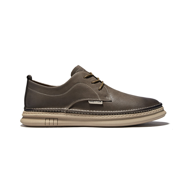 Туфли мужские Men"s Casual Men Low-top Hautton Jeans, коричневый — фото 2