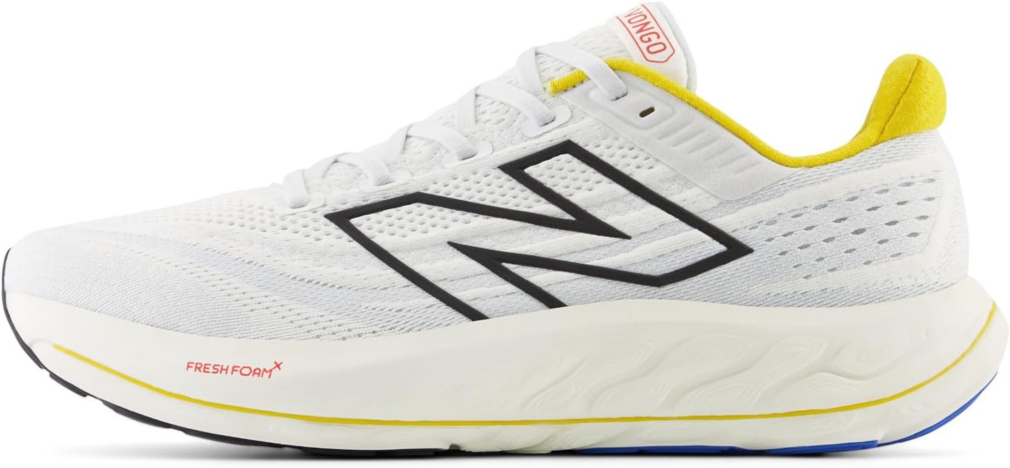 Мужские кроссовки для бега New Balance Fresh Foam X Vongo V6, белый/черный — фото 3