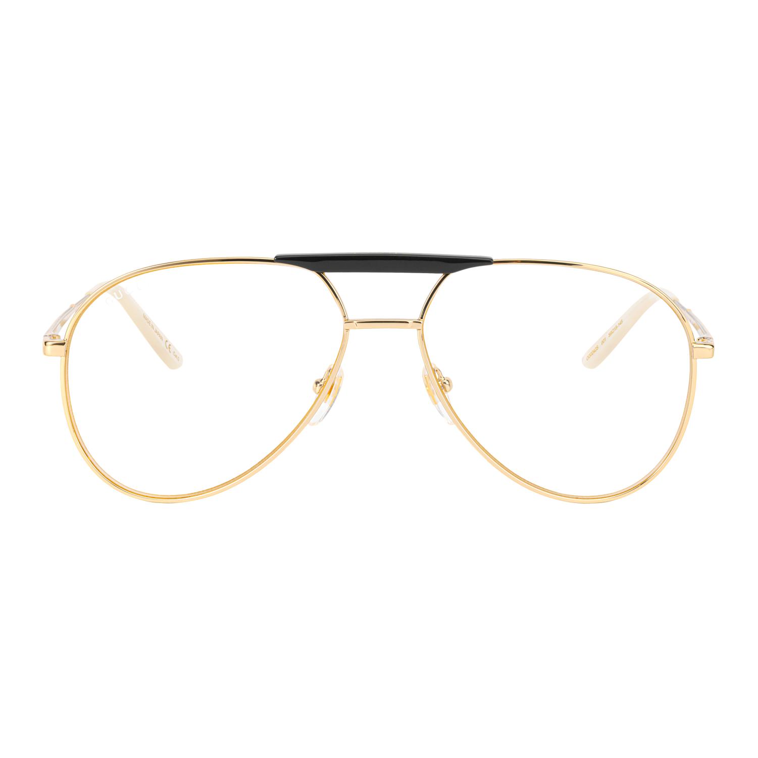 

Оправа для очков Aviator в золотом цвете GUCCI