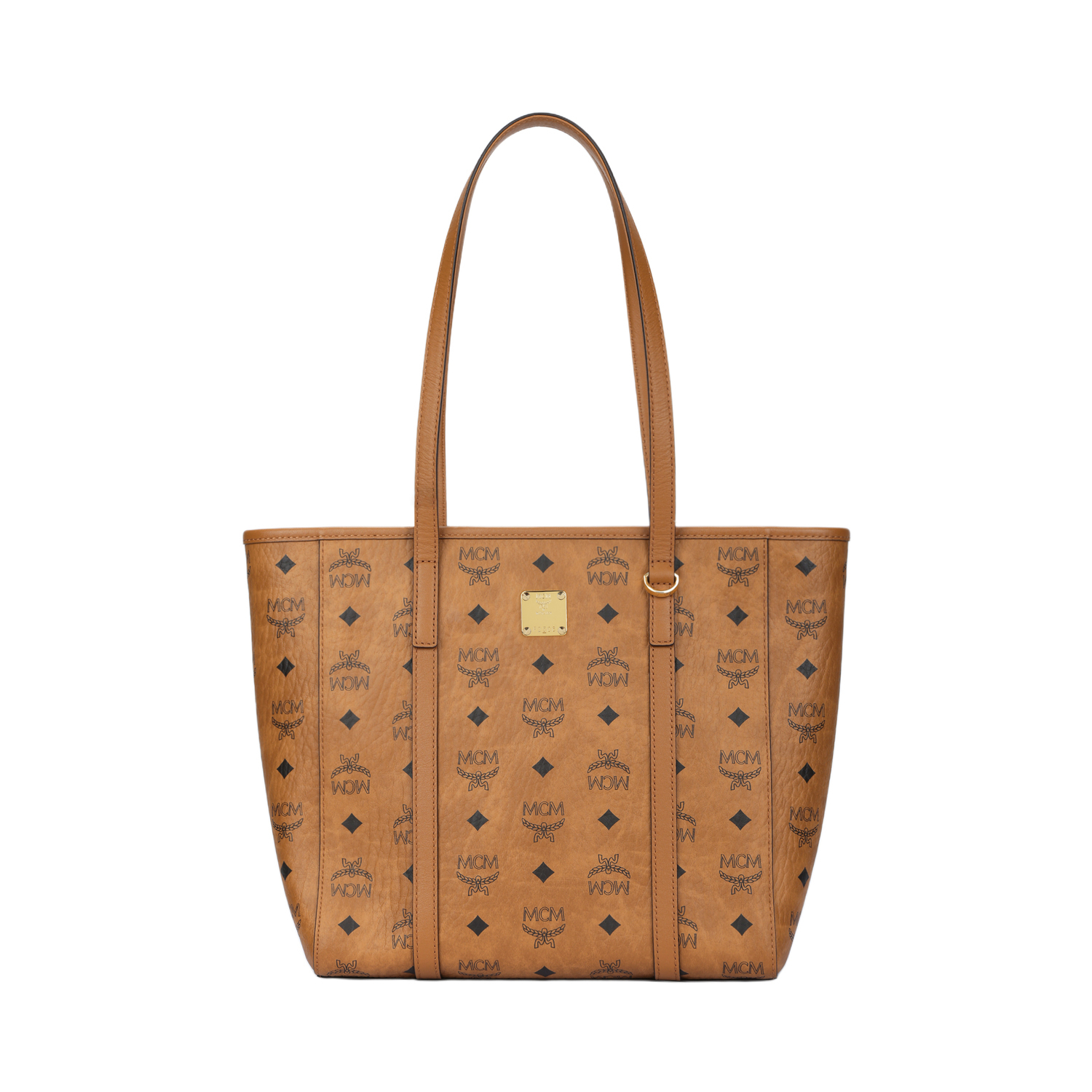 

MCM Тони Визетос искусственная кожа женская сумка через плечо Трампетс коньяк