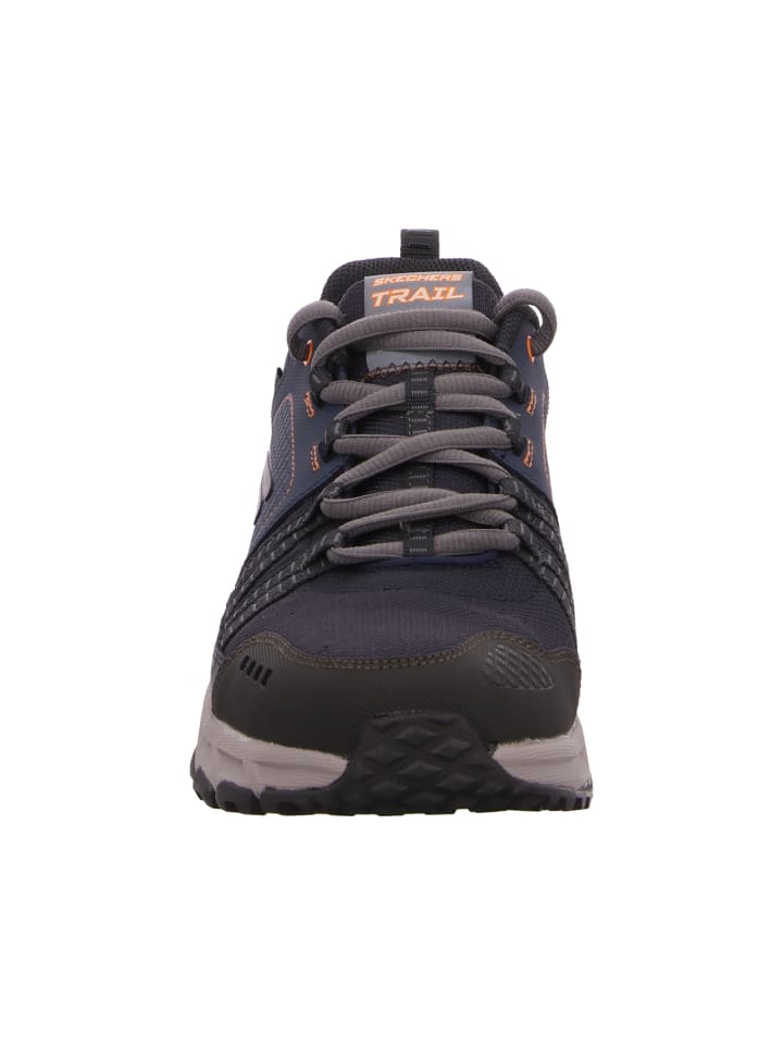 Skechers Кроссовки на шнуровке с мембраной Tex синего цвета — фото 4