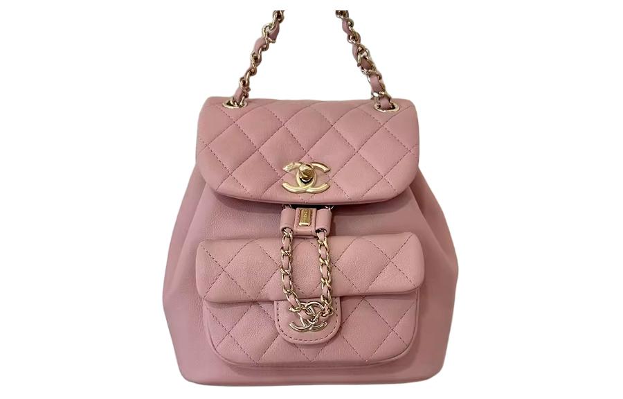 

Duma Smooth Сумка-рюкзак из Гладкой Коровьей Кожи Трубчатый Дизайн Женская Высушенный Розовый CHANEL