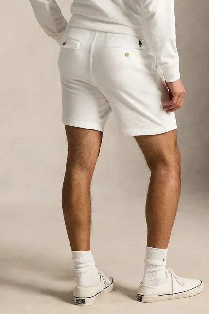 Шорты из флиса Polo Ralph Lauren, белый — фото 2