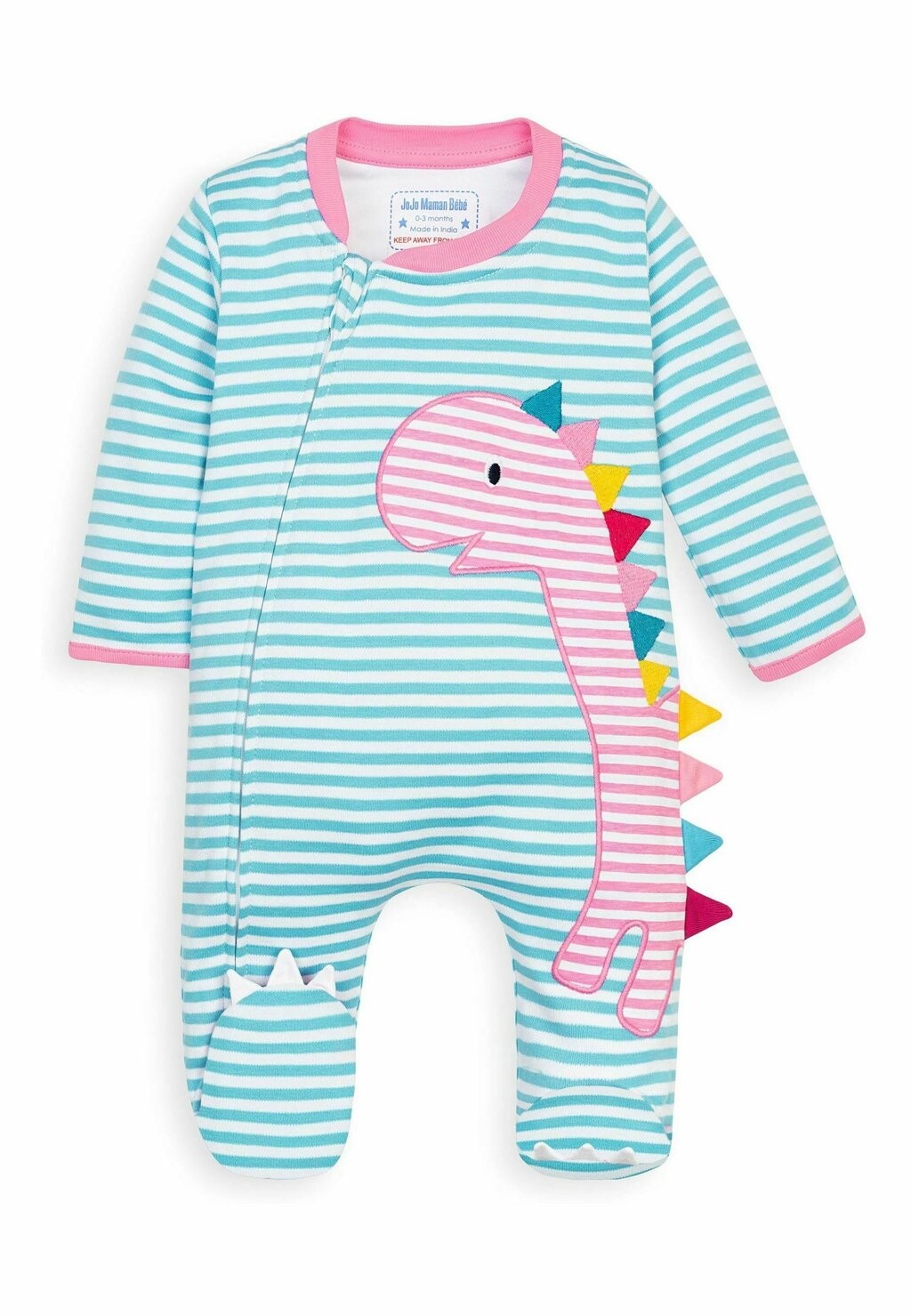 

Комбинезон DINO APPLIQUÃ JoJo Maman Bébé, цвет duck egg