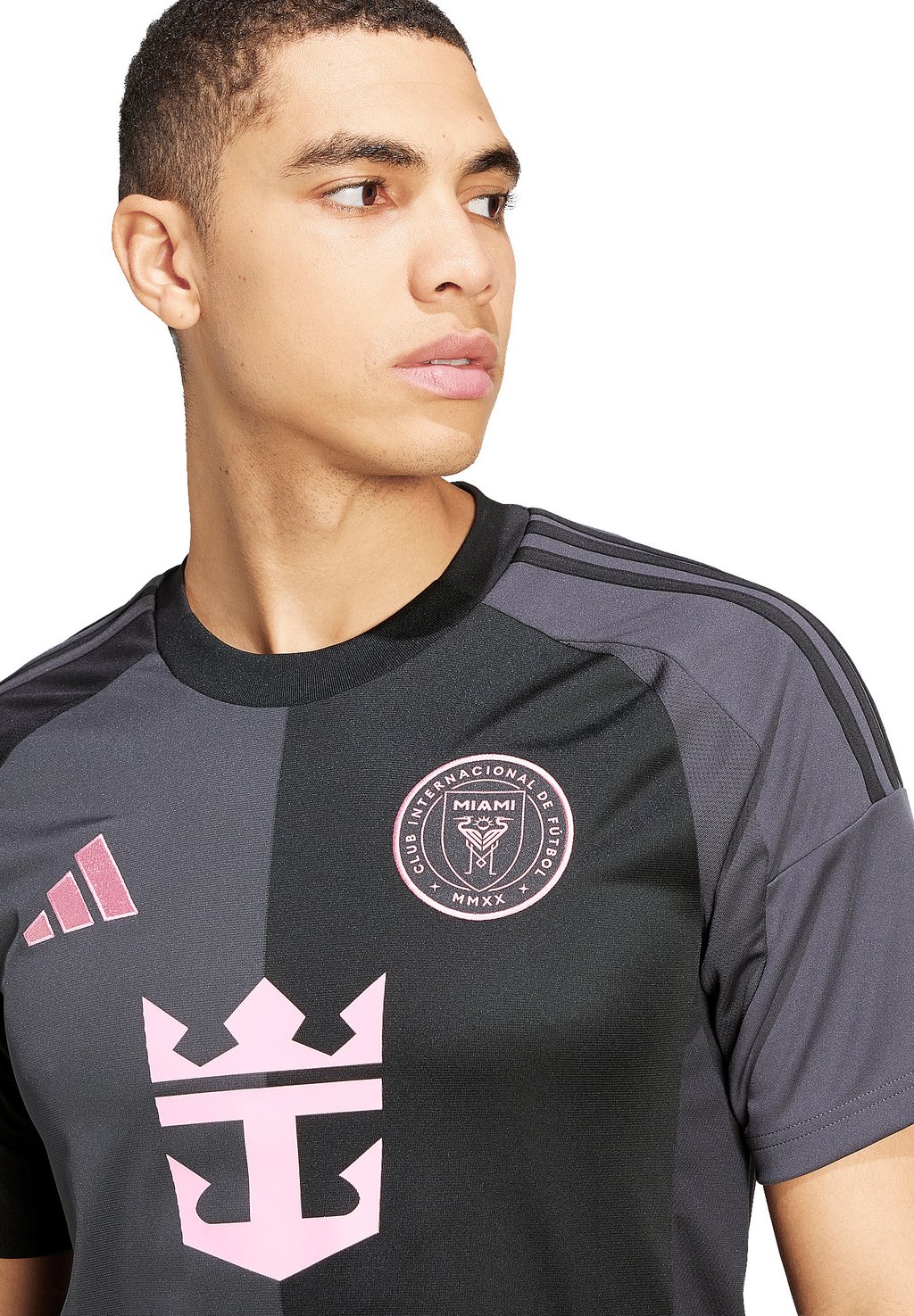 Футболка INTER MIAMI CLOUDFOAM25/26 MESSI AWAY Adidas Performance, черный — фото 2