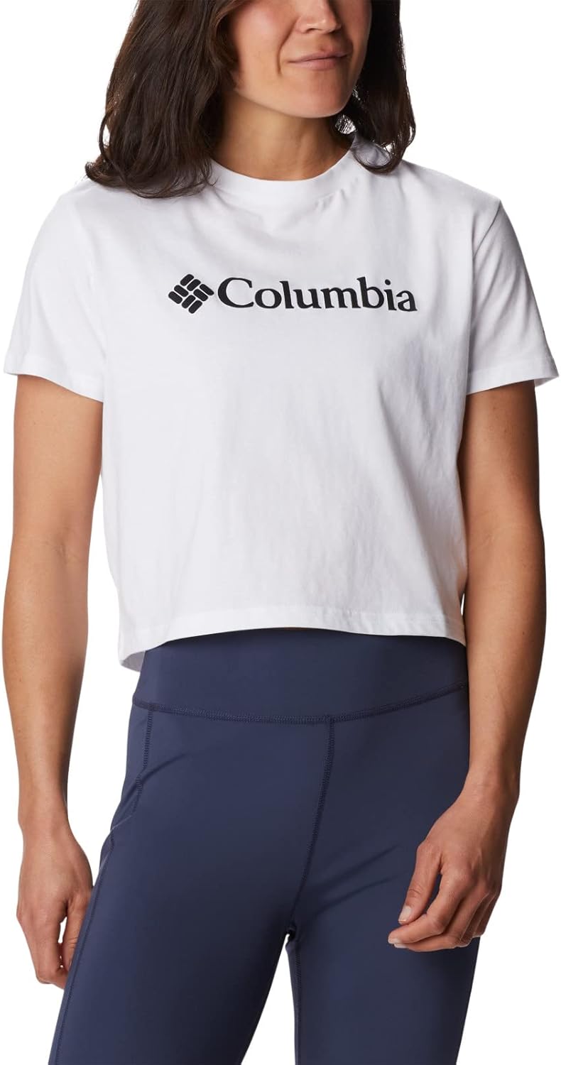 

Columbia Women's North Cascades укороченная футболка, White, Белый, Columbia Women's North Cascades укороченная футболка, White