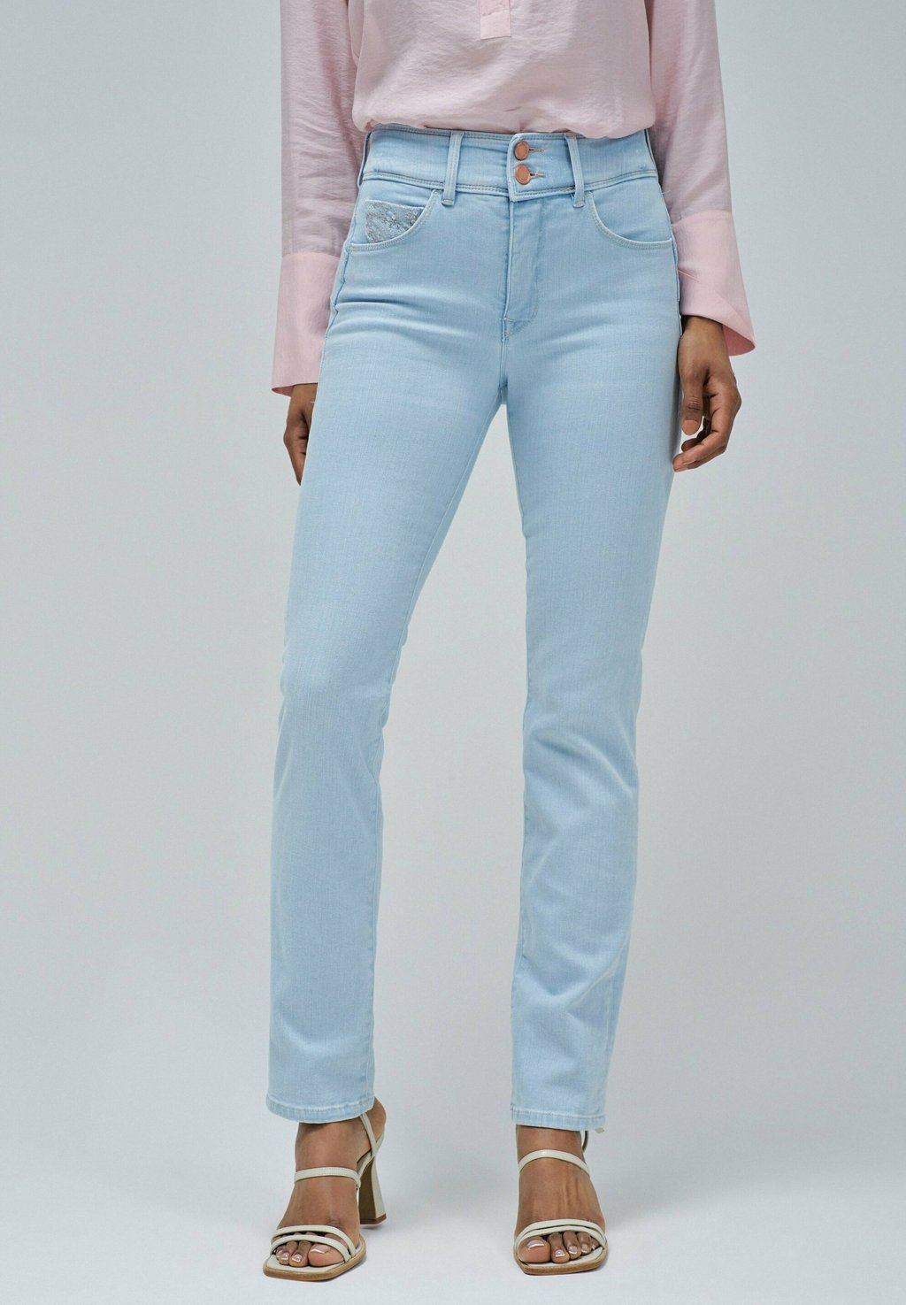 

Джинсы облегающего кроя SECRET IN CROPPED SLIM Salsa Jeans, синий