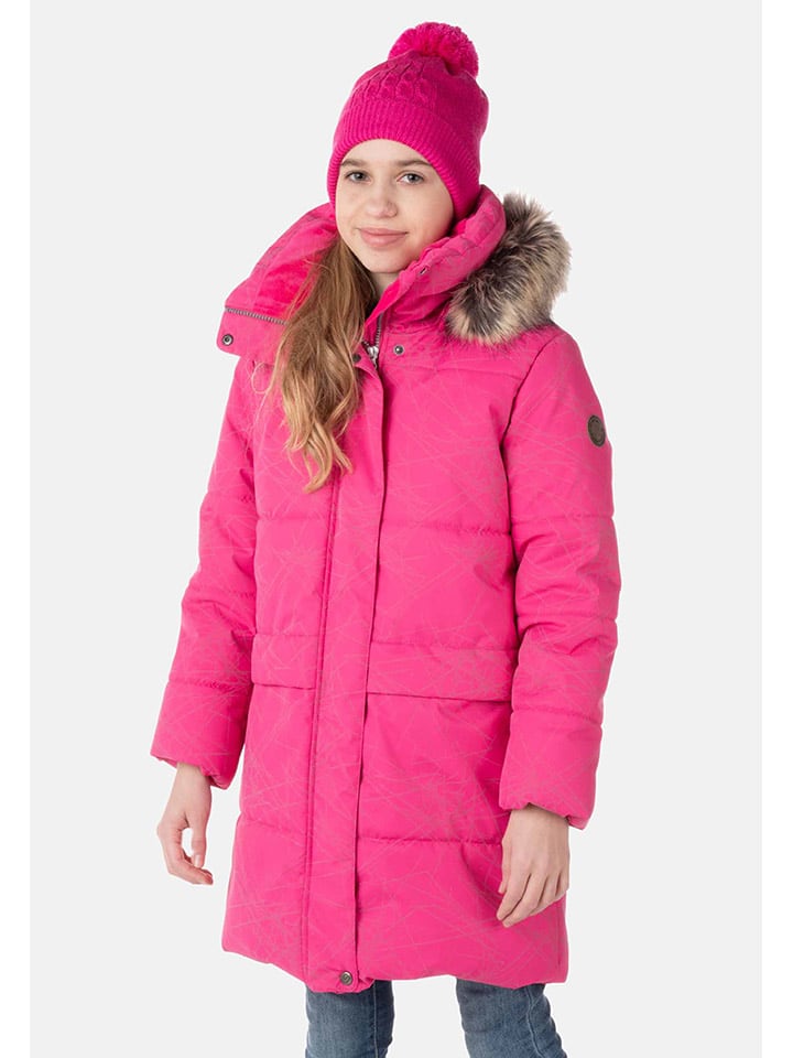

Зимнее пальто Дора розового цвета LENNE