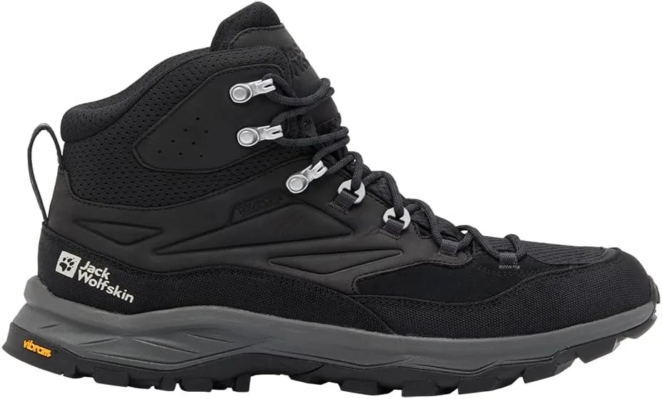 Мужские повседневные кроссовки Jack Wolfskin Cyrox Texapore Mid M, черный