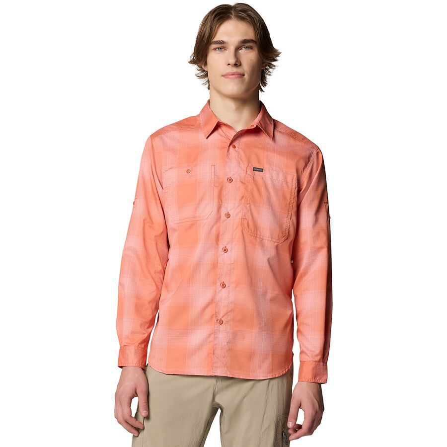 

Рубашка с длинными рукавами в клетку Silver Ridge Utility Lite - мужская Columbia Columbia, Tuscan Large Blur Check