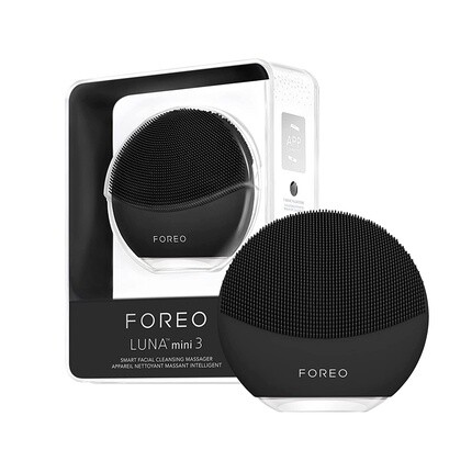 

FOREO LUNA mini 3 Midnight Силиконовая очищающая щетка для лица для всех типов кожи с массажем T-Sonic и 12 уровнями интенсивности — 400 использований на одну зарядку через USB — подключение к приложению — гарантия 2 года