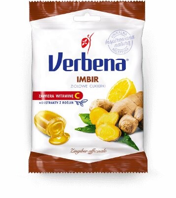 

ВЕРБЕНА Имбирь жевательные - 60 г Биологически активная добавка Inna Marka