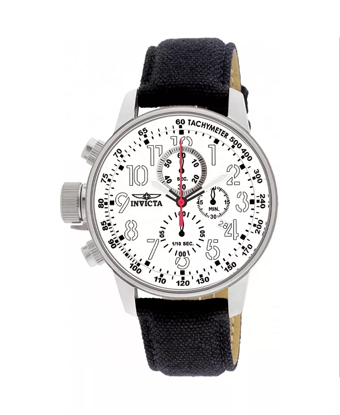 

Мужские часы 1514 I-Force Quartz с многофункциональным белым циферблатом Invicta