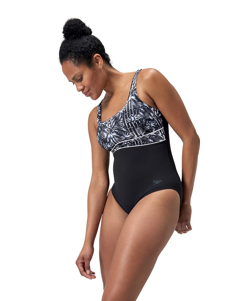 

Купальник Eco Conteclipse Speedo, черный/белый
