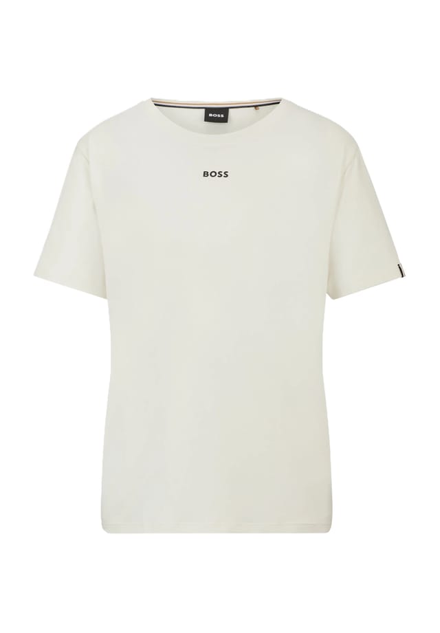 

Этикетка на верхней части пижамы Boss, белый