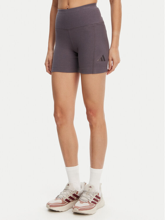 

Облегающие байкерские шорты ALL SZN Rib JJ1233 Adidas, серый