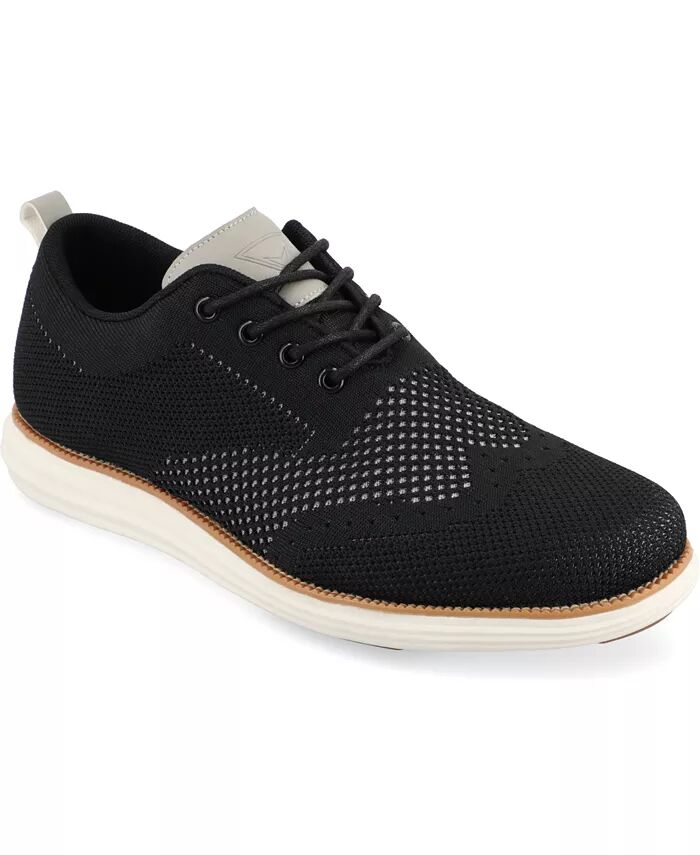 

Мужские туфли Ezra Tru Comfort Foam Knit Wingtip Vance Co., черный
