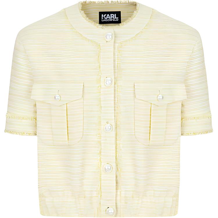 

KARL LAGERFELD / Karl Lagerfeld Jeans Женская желтая куртка, Yellow
